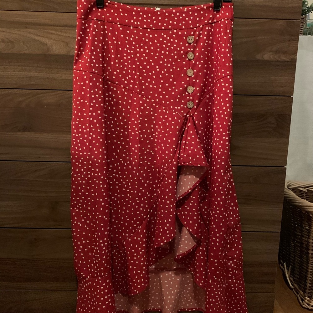 Flair skirt with Buttons